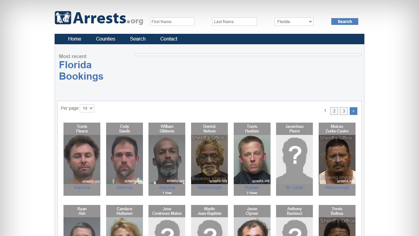 Florida Arrests and Inmate Search